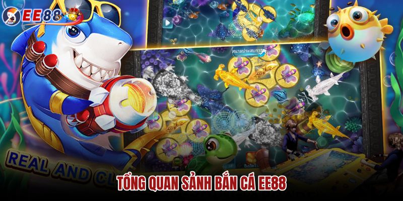 Sảnh Bắn Cá với danh sách game và thông tin truy cập